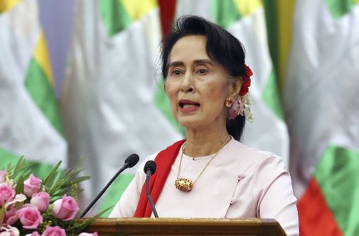 Aung San Suu Kyi ist die Staatsführerin von Myanmar. Foto: AP
