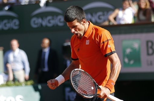 Der Frust ist groß: Novak Djokovic muss sich bei den French Open Stan Wawrinka geschlagen geben. Foto: dpa