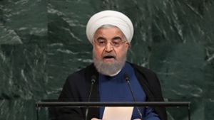 Irans Präsident Hassan Rouhani weist vor der UN-Vollversammlung alle Vorwürfe gegen sein Land zurück. Foto: GETTY