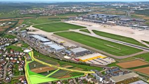 Das Filder-Airport-Areal ist rund fünf Hektar groß. Foto: Mende/Stadt Filderstadt