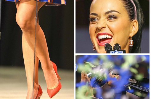 Katy Perry zeigt sich vor dem Super Bowl von ihrer sexy Seite.  Foto: SIR/dpa