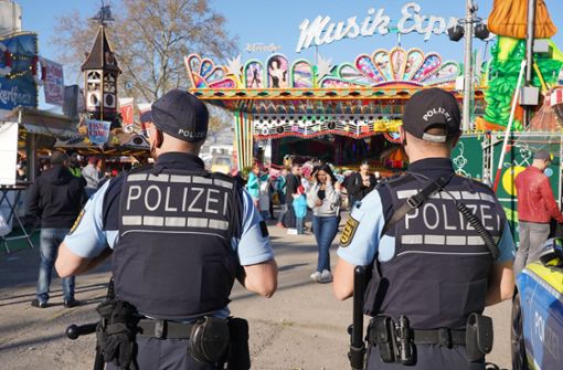 Beim Frühlingsfest im letzten Jahr ging es für die Polizei noch relativ entspannt zu. Foto: Andreas Rosar/Fotoagentur Stuttgart