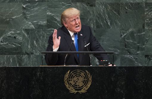 Trumps erste Rede vor der Vereinten Nationen schürt Ängste Foto: AFP