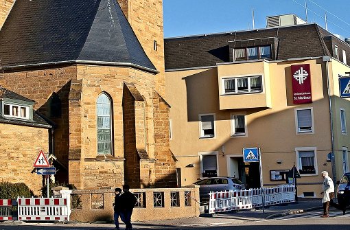 Das Seniorenzentrum St. Martinus befindet sich direkt neben der katholischen Kirche St. Maria an der Marktstraße. Foto: Horst Rudel