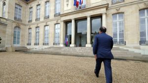 François Hollande auf dem Weg in den Élysée-Palast – wir zeigen, welche Präsidenten dort bisher regiert haben. Foto: REUTERS POOL