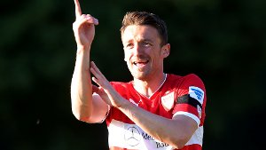 Beim 10:0-Testspielsieg des VfB Stuttgart in Schrozberg konnte sich Kapitän Christian Gentner auch wieder in die Torschützenliste einreihen. (Archivbild) Foto: Pressefoto Baumann