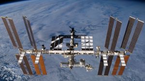 Die Internationale Raumstation (ISS) in der Erdumlaufbahn Foto: Nasa/dpa