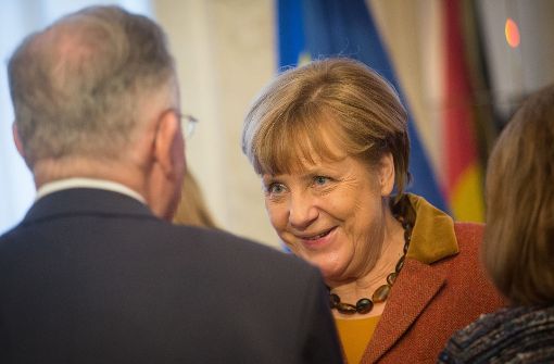 Die Preisverleihung in Stuttgart sei Ausdruck dafür, dass Merkels Einsatz geschätzt werdeund die Kanzlerin nicht allein sei, so Kardinal Marx. Foto: dpa