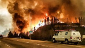 In den USA und in Kanada wüten weiterhin verheerende Waldbrände Foto: dpa