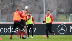 VfB-Training in Minimalbesetzung
