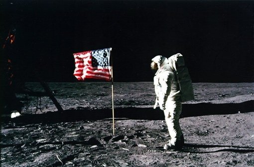 Die USA wollen von 2017 an wieder in die bemannte Raumfahrt einsteigen. (Archivbild:  Der US-Astronaut Edwin Buzz Aldrin auf dem Mond) Foto: NASA