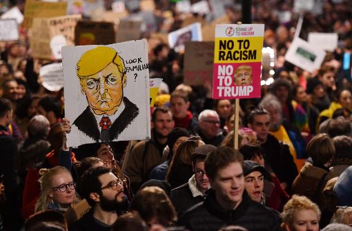Der Widerstand gegen den neuen US-Präsidenten Donald Trump wächst. Foto: AFP