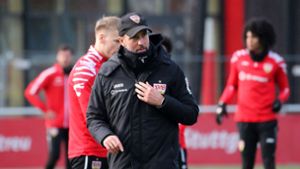 Sebastian Hoeneß und der VfB testeten gegen Greuther Fürth. Foto: Pressefoto Baumann/Julia Rahn