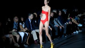 Auf der Fashion Week in Madrid laufen die Models vorwiegend in sexy Bademode über den Laufsteg.  Foto: Getty Images Europe