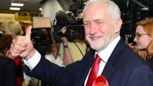 Jeremy Corbyn – einst verspottet als „linker Spinner“ und nun Triumphator. Foto: dpa