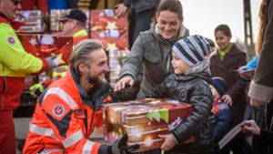 Hilfe für Menschen in Not: Die Johanniter sammeln Spenden. Foto: Saskia Rosebrock/JUH (z)