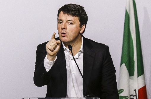 Der Ex-Ministerpräsident und Ex-PD-Chef Matteo Renzi bastelt an seinem Comeback Foto: AP