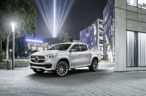 Eine der Neuheiten  in  Frankfurt:   der erste Pickup von Mercedes-Benz mit dem Namen  X-Klasse. Foto:  