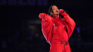 Singt sie wirklich oder tut sie nur so? Rihannas Halftime Show sorgt für Spekulationen. Foto: IMAGO/USA TODAY Network/IMAGO/Kirby Lee