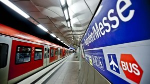 Der S-Bahnhof am Flughafen wird für Stuttgart 21 umgebaut. Foto: Leif Piechowski