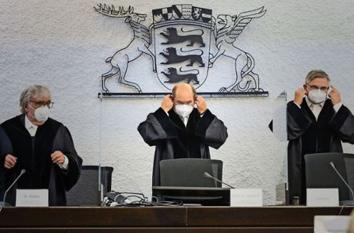 Der Verfassungsgerichtshof des Landes Baden-Württemberg vor seiner Hiobsbotschaft für den Landtag Foto: dpa/Marijan Murat