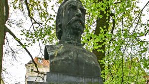 In bester Esslinger Lage: das Denkmal für Theodor Georgii Foto: Roberto Bulgrin