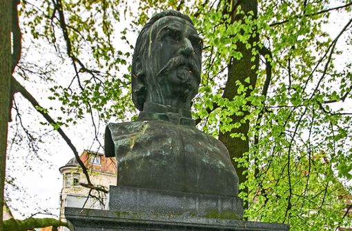 In bester Esslinger Lage: das Denkmal für Theodor Georgii Foto: Roberto Bulgrin