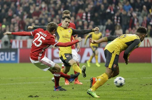 Der FC Bayern München zeigte ein 5:1-Torspektakel gegen den FC Arsenal. Foto: AP