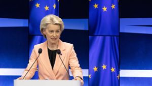 Die EU-Kommission um Präsidentin Ursula von der Leyen sagen den US-Konzernen den Kampf an. Foto: imago//Meng Dingbo
