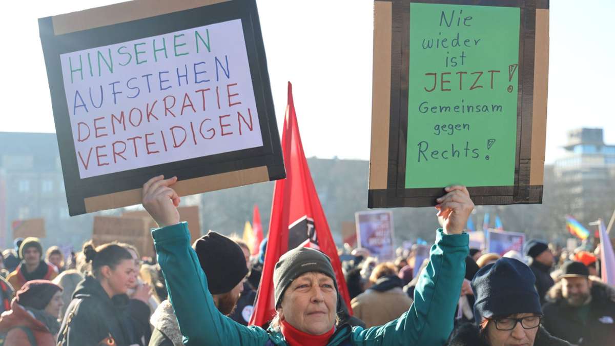 Protest  gegen rechtsextreme Umtriebe: Das sind die nächsten Demos in Stuttgart und der Region