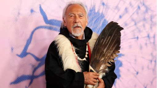 Angaangaq Angakkorsuaq, Schamane der indigenen Kalaallit aus Grönland, ist einer der Preisträger. Er wurde als „The Visionary“ geehrt. Foto: Getty Images via AFP/FRAZER HARRISON