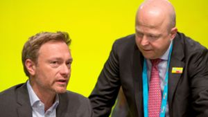 Die jüngste Botschaft von Michael Theurer (rechts) an Christian Lindner ist klar: die Rechnung kann nach einem Erfolg im Bund nicht ohne die Südwest-FDP gemacht werden. Foto: dpa