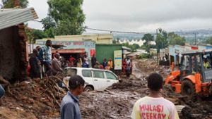 Erdrutsche haben die ehemalige malawische Hauptstadt Blantyre schwer verwüstet. Foto: AFP/Jack McBrams