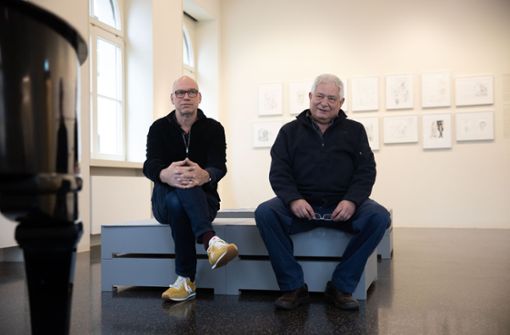 Peter Reinhardt (rechts) und der Regisseur des Films, Uwe Kassai Foto: Lichtgut/Leif Piechowski