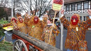 Die Rebhehle haben jedes Jahr in Leinfelden den Narrenbaum aufgestellt. Foto: Bergmann