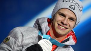  Andreas Wellinger hat noch lange nicht genug – und will bei Olympia 2018 die nächste Medaille. Foto: dpa