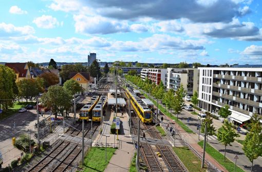 Anwohner im Bereich des Möhringer Bahnhofs und des SSB-Depots klagen über zunehmenden Schienenlärm. Foto: Sandra Hintermayr