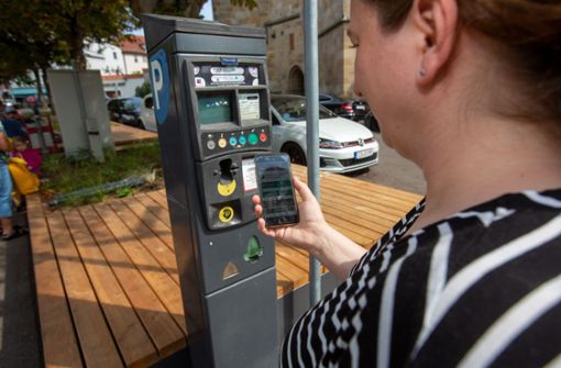 Seit Neustem können Parkscheine in Esslingen auch digital bezahlt werden. Foto: Roberto Bulgrin