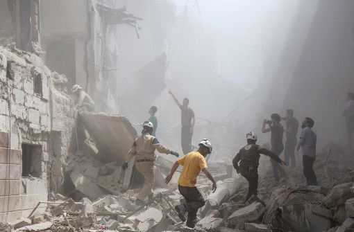 Bei einem Luftangriff sind in Aleppo viele Menschen ums Leben gekommen. (Archivbild) Foto: Hadi Alabdallah
