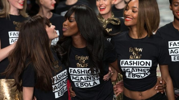 Naomi Campbell eröffnet die Modewoche