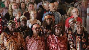 In der Alten Kelter singen auch Aborigines. Foto: Patricia Sigerist