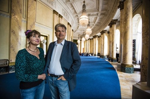 Martina Lutz und Johannes Egerer sind Disability Manager an den Stuttgarter Staatstheatern Foto: Leif Piechowski