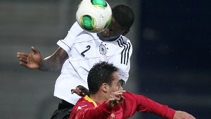 VfB-Profi Antonio Rüdiger für Deutschland am Ball Foto: dpa