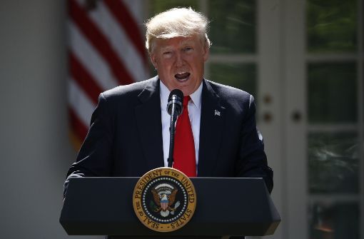 Donald Trump will in neue Verhandlungen zum Klimaschutz eintreten. Foto: AP