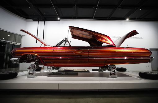 Teil der Ausstellung: Ein 1963 Chevrolet Impala, genannt „El Rey“. Foto: AP