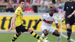 Arthur Boka (re.) verlässt den VfB. Foto: Pressefoto Baumann
