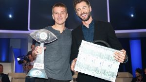 Aaron Troschke (links) hat das Promi Big Brother-Finale für sich entschieden. Foto: Getty Images Europe