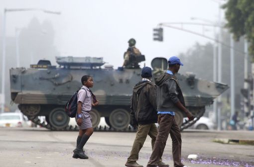 Das Militär hatte am Mittwochmorgen die Macht in Simbabwe übernommen. Foto: AP