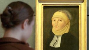 Ein Porträt der Katahrina von Bora, Ehefrau des Reformators Martin Luther Foto: dpa