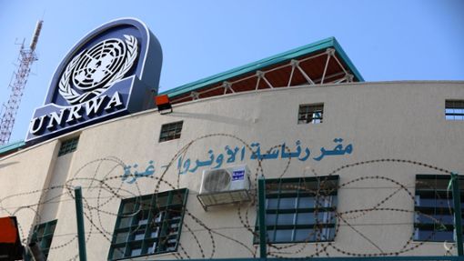 Das Hauptquartier der United Nations Relief and Works Agency (UNRWA) in Gaza Foto: dpa/Ashraf Amra